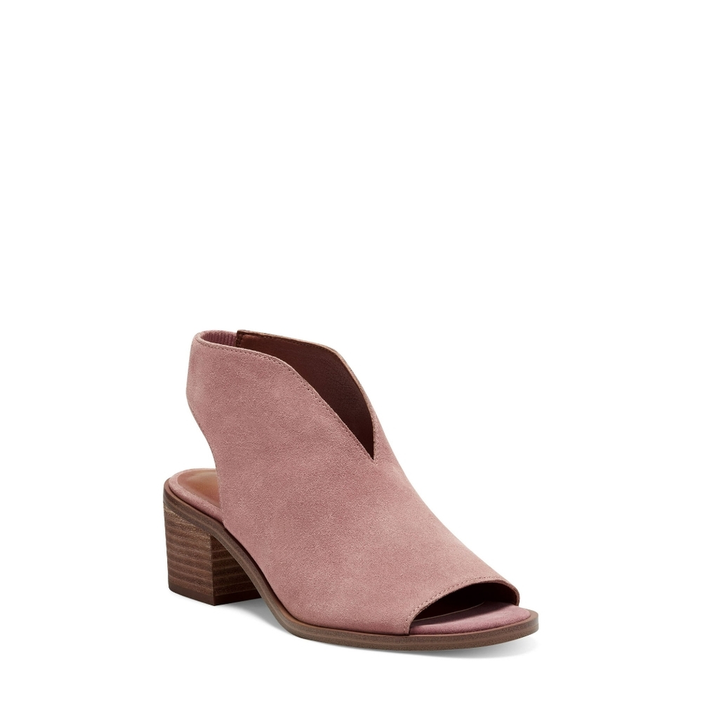 Lucky Brand Terif Women's Suede Slingback Dress Pink Sandals Size 9.5 M